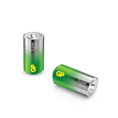 Abbildung von GP Super Alkaline Batterien C Baby, LR14, 1,5 V, 2 Stück, ideal für Die Stromversorgung von Geräten des täglichen Bedarfs Neue G TECH Technologie