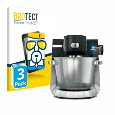 Abbildung von BROTECT Schutzglas für Bosch MUM Serie 6 (3 Stück) Schutzfolie Panzer Folie Glas [Extrem Kratzfest 9H, Anti Fingerprint, Ultra Transparent]