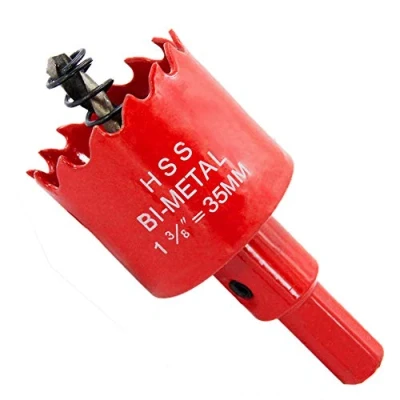 Abbildung von 35mm Hole Saw Drill Bit HSS Cutter with Arbor for Wood and Metal LAIWEI (1 3/8&quot;(35mm))