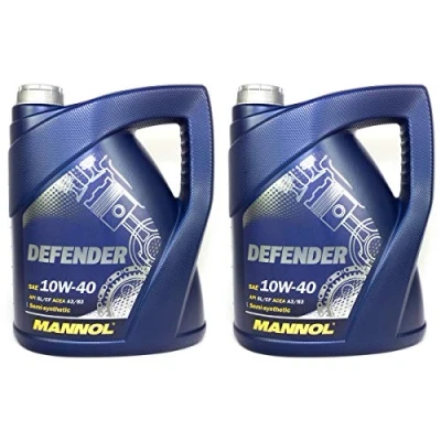 Abbildung von Motoröl Öl 10 Liter MANNOL Defender 10W 40 teilsynthetisch API SL/CF Mercedes VW