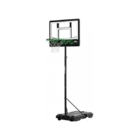 Abbildung von Salta Dribble Basketballständer Höhenverstellbar von 160 210 cm Basketballkorb auf Rollen für Kinder Outdoor Schwarz