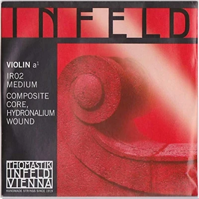 Abbildung von Thomastik Einzelsaite für 4/4 Violine Infeld &quot;rot&quot; A Saite Hybridkern, Hydonalium umsponnen