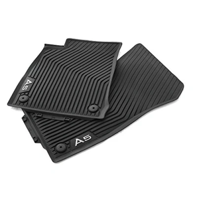 Abbildung von Audi Original A5 (B9 F5) Coupe Cabriolet Premium Gummi Fußmatten 2X vorn Gummimatten Allwettermatten schwarz 8W7061501 041