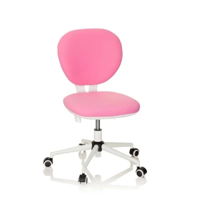 Abbildung von hjh OFFICE Drehstuhl Kinderdrehstuhl KID VIVO Stoff ohne Armlehnen (1 St), Kinder Bürostuhl mitwachsend, ergonomisch