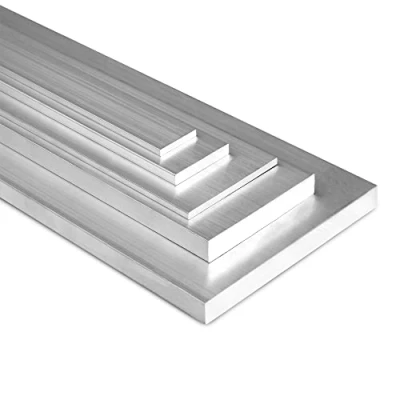 Abbildung von TJ Flachprofil Aluminium 50x10mm 1m Länge/robustes &amp; langlebiges Aluprofil/Alu für Innen Außen vielseitig einsetzbar/korrosionsbeständiges aus