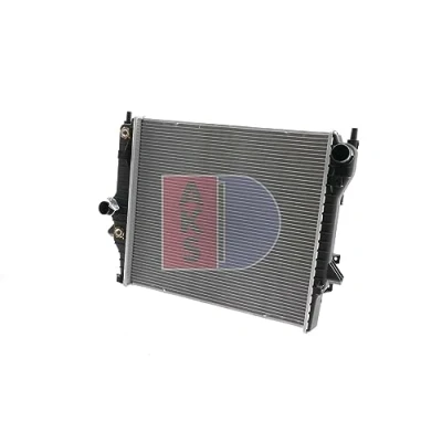 Abbildung von AKS DASIS 370042N Kühler, Motorkühlung Aluminium für Fahrzeuge mit/ohne Klimaanlage 570mm 528mm 26mm Automatikgetriebe Kühlrippen gelötet