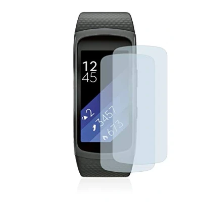 Abbildung von BROTECT 2 Stück Full Cover Schutzfolie für Samsung Gear Fit Screen Displayschutz Folie [3D Curved, Anti Fingerprint, Kristall Klar]