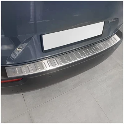 Abbildung von tuning art BL1003 Ladekantenschutz mit Abkantung passend für Mazda MX 30 DR 2020 , Farbe:Silber
