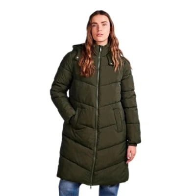 Abbildung von Pieces Pcjamilla LONG Puffer Wintermantel, Damen, Größe: Large, Duffel bag
