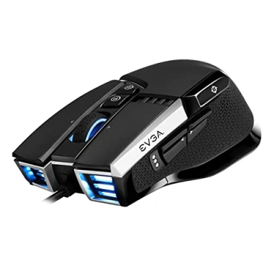 Abbildung von EVGA X17 Gaming Mouse, Wired, Black, Customizable, 16,000 DPI, 5 Profiles, 10 Buttons, Ergonomic 903 W1 17BK K3