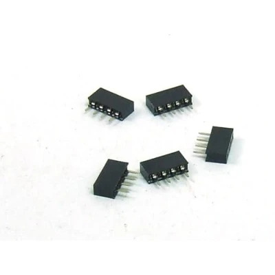 Abbildung von POPESQ® 5 Stk. x Buchsenleiste 2mm 4 polig Gerade #A5606