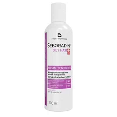 Abbildung von Seboradin Spülung Für Fettiges Ausfallendes Haar Conditioner Haarausfall Schuppen Psoriasis Ekzem Schuppenflechte Frauen Männer Kopfhaut Pflege 200 ml Oily Hair