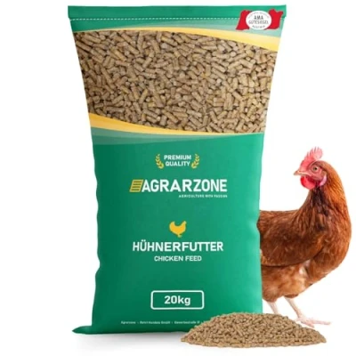 Abbildung von Agrarzone Hühnerfutter gegen Milben Pellets 20 kg Österreichische Hühner Futter Wirksamer Schutz 100% Gentechnikfrei mit AMA Gütesiegel