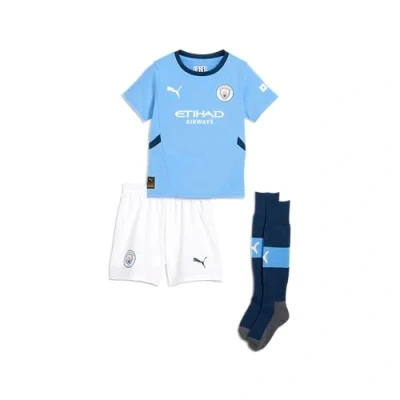 Abbildung von Puma Manchester CITY FC Vereinsmannschaften für Kinder, Größe: 98, Team light blue marine