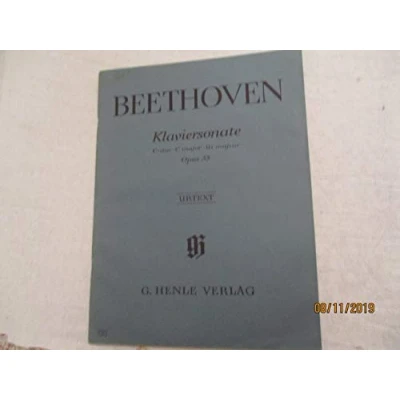 Abbildung von Klaviersonate Nr. 21 C dur op. 53 (Waldstein): Instrumentation: Piano solo (G. Henle Urtext Ausgabe)