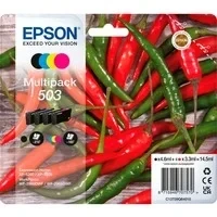 Abbildung von Epson 503 (C13T09Q64010) Schwarz + 3 Farben Druckerpatrone Multipack