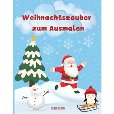 Abbildung von Weihnachtszauber zum Ausmalen: 50 zauberhafte Weihnachtsmotive kreativen Zeitvertreib