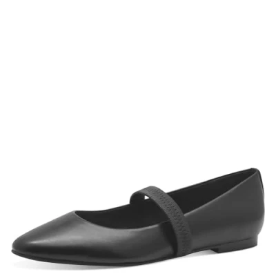 Abbildung von Marco Tozzi Riemchenballerina, Damen, Größe: 42, Black Schuhe