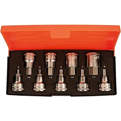 Abbildung von Bahco Schraubendrehereinsatz 9teilig S9HEX (S9HEX)