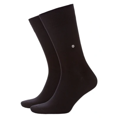 Abbildung von Burlington Everyday 2PACK Onesize Socken black, Herren, Größe: 40/46, Black