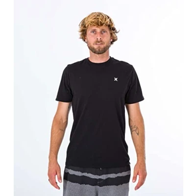 Abbildung von Hurley Herren H20 Dri Icon Tee T Shirt, schwarz, S
