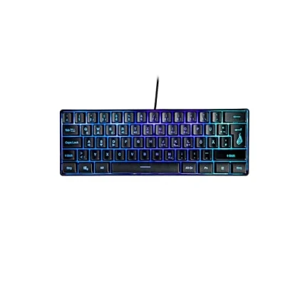 Abbildung von SureFire 60 % Mechanische RGBTastatur, Deutsch Tastatur (Beleuchtet, Multimediatasten)
