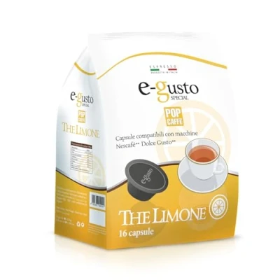 Abbildung von 48 Kaffeekapseln Zitrone POP CAFFE&#039; kompatibel mit Nescafe Dolce Gusto