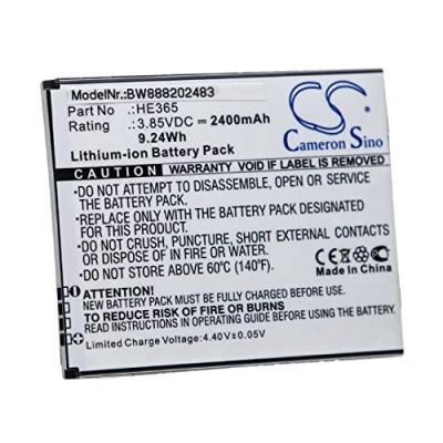 Abbildung von vhbw Akku kompatibel mit Nokia 1 Plus, TA 1111, 1123, 1127, 1130 Handy Smartphone Telefon (2400mAh, 3,85V, Li Ion)