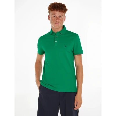 Abbildung von Tommy Hilfiger 1985 SLIM Poloshirt, Herren, Größe: XXL, Olympic green