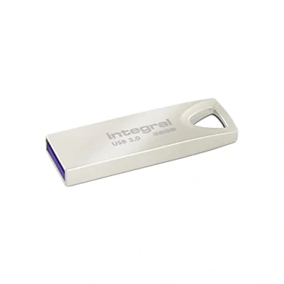 Abbildung von Integral 32GB USB Speicher 3.2 Gen 1 Flash Laufwerk Arc mit Metallgehäuse, bis zu 70MB/s