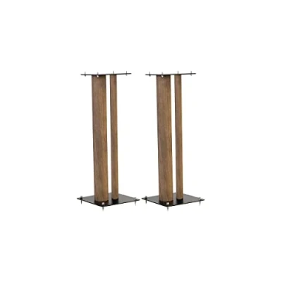 Abbildung von Norstone Lautsprecherständer Stylum, stabil aus Metall, bis 50kg belastbar, Paarpreis (Stylum 3 (80cm), Eiche (Dekor))