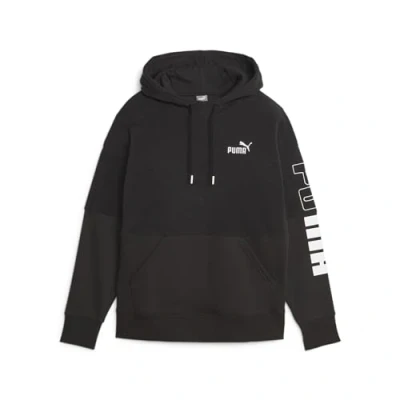 Abbildung von Puma Power HIGH NECK Winterized Kapuzenpullover, Damen, Größe: Small, Black