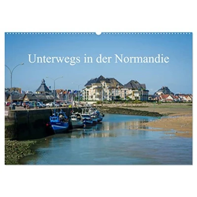 Abbildung von Unterwegs in der Normandie (Wandkalender 2025 DIN A2 quer), CALVENDO Monatskalender