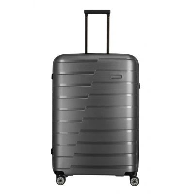 Abbildung von Travelite Air Base Hartschalenkoffer 4w Trolley l Anthrazit 4 Rollen Koffer Hartschale Hartschalen TSA Zahlenschloss groß,