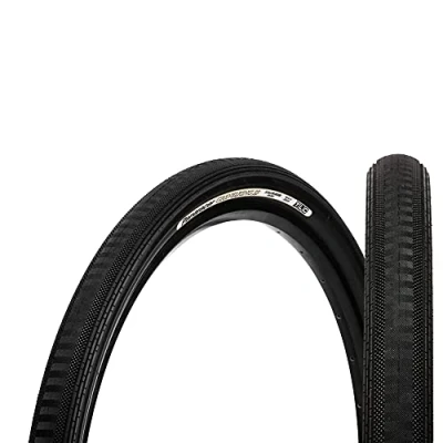 Abbildung von Panaracer Gravelking Semi Slick TLC Folding Tyre Gravel Reifen, schwarz/schwarz, 27.5 x 1.90