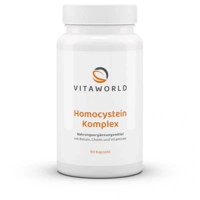 Abbildung von vitaworld Homocystein Komplex die Unterstützung für Ihren Stoffwechsel Kapseln, 90 St., 71.6 g
