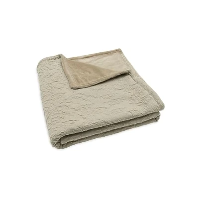 Abbildung von Jollein Babydecke Kuscheldecke 75x100 cm Soft Waves Olive Green 516 511 67052
