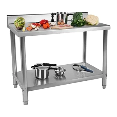 Abbildung von Royal Catering Arbeitstisch Gastro Edelstahl Edelstahltisch Küchentisch Tisch