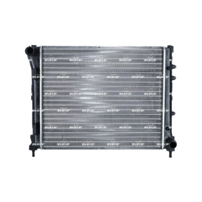 Abbildung von NRF 53525A Kühler, Motorkühlung Aluminium 480 398 26 Kühlrippen mechanisch gefügt FIAT: 500 Schrägheck, C Cabrio, FORD: KA Schrägheck