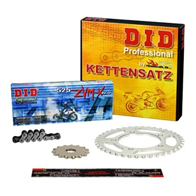 Abbildung von Kettensatz Kawasaki ZR 7, 1999 2004, Typ ZR750F, DID X Ring (ZVM X) super verstärkt