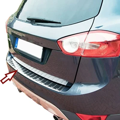 Abbildung von RECAMBO Ladekantenschutz für FORD KUGA I, 2008 2012 Stoßstangenschutz, V2A rostfrei, Exklusive Optik, praktischer Schutz &amp; perfekte Passform