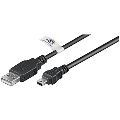 Abbildung von Goobay USB 2.0 Hi Speed Kabel A auf Mini 1,8m [USB Stecker (Typ A) &gt; B, 5 Pin)]
