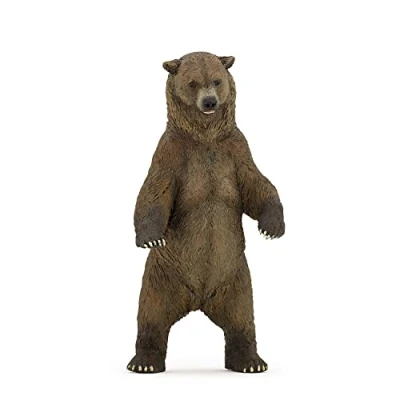 Abbildung von Papo Tierfigur Grizzlybär Wildtiere Kinderspielzeug ab 3 Jahren Abenteuer in den Wäldern
