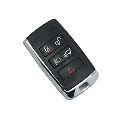 Abbildung von BROVACS Modifiziertes Schlüsselgehäuse Autoschlüssel Gehäuse Kompatibel mit Land Rover Range Evoque Sport Velar Jaguar 5 Tasten Smart Schlüsselloser Eingang Fernbedienung SS702