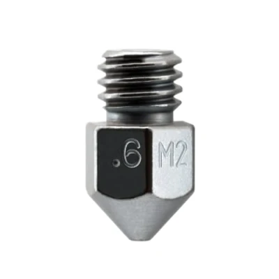 Abbildung von Micro Swiss MK8 beschichtete M2 gehärtete Hochgeschwindigkeitsstahldüse, 0,6 mm.