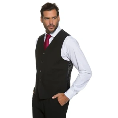 Abbildung von JP 1880 Herren Business weste Zeus Flexnamic® Steppweste, Schwarz, 36 Kurz EU