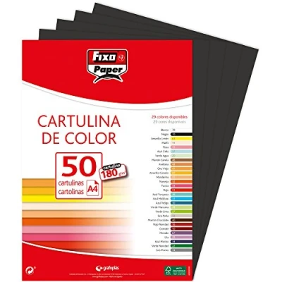 Abbildung von Fixo 11110310 Pack von 50 Karton, A4, schwarz