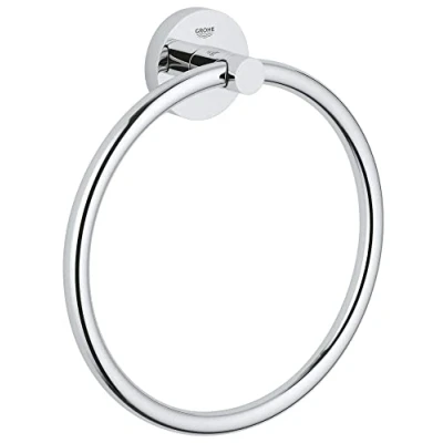 Abbildung von Grohe Handtuchhalter Essentials, Handtuchring Chrom