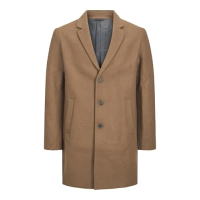 Abbildung von Jack &amp; Jones Eharrison Klassischer Mantel, Herren, Größe: Large, Khaki
