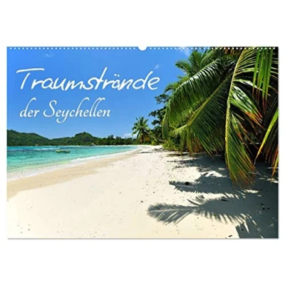 Abbildung von Traumstrände der Seychellen (Wandkalender 2025 DIN A2 quer), CALVENDO Monatskalender